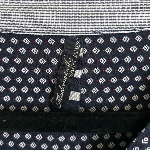 ✌️4 for $20✌️ Saint James neck tie blouse - Picture 3 of 15